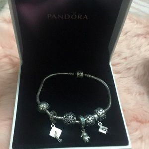 Authentic Pandora bracelet 7.5 in